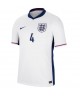 Günstige England Declan Rice #4 Heimtrikot EM 2024 Kurzarm